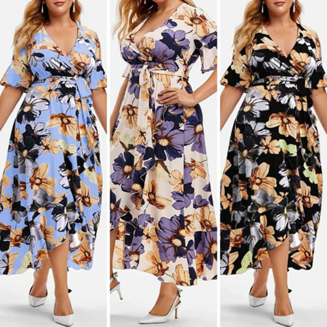 Imogen Floral Maxi Dress for Women Graceful Evening Look