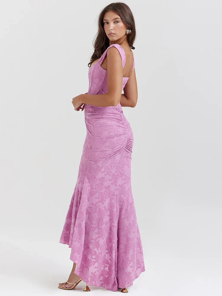 2024 Zipper Bodycon Female Elegance Party Maxi Dress