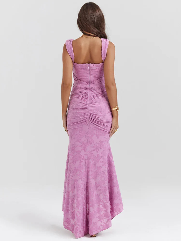 2024 Zipper Bodycon Female Elegance Party Maxi Dress