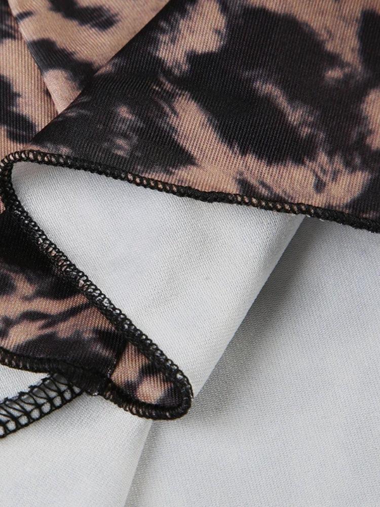 Leopard Baddie Mini Dress