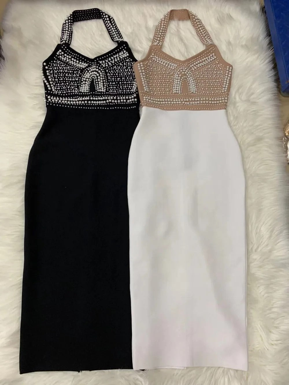 Havana Halter Midi Statement Fashion