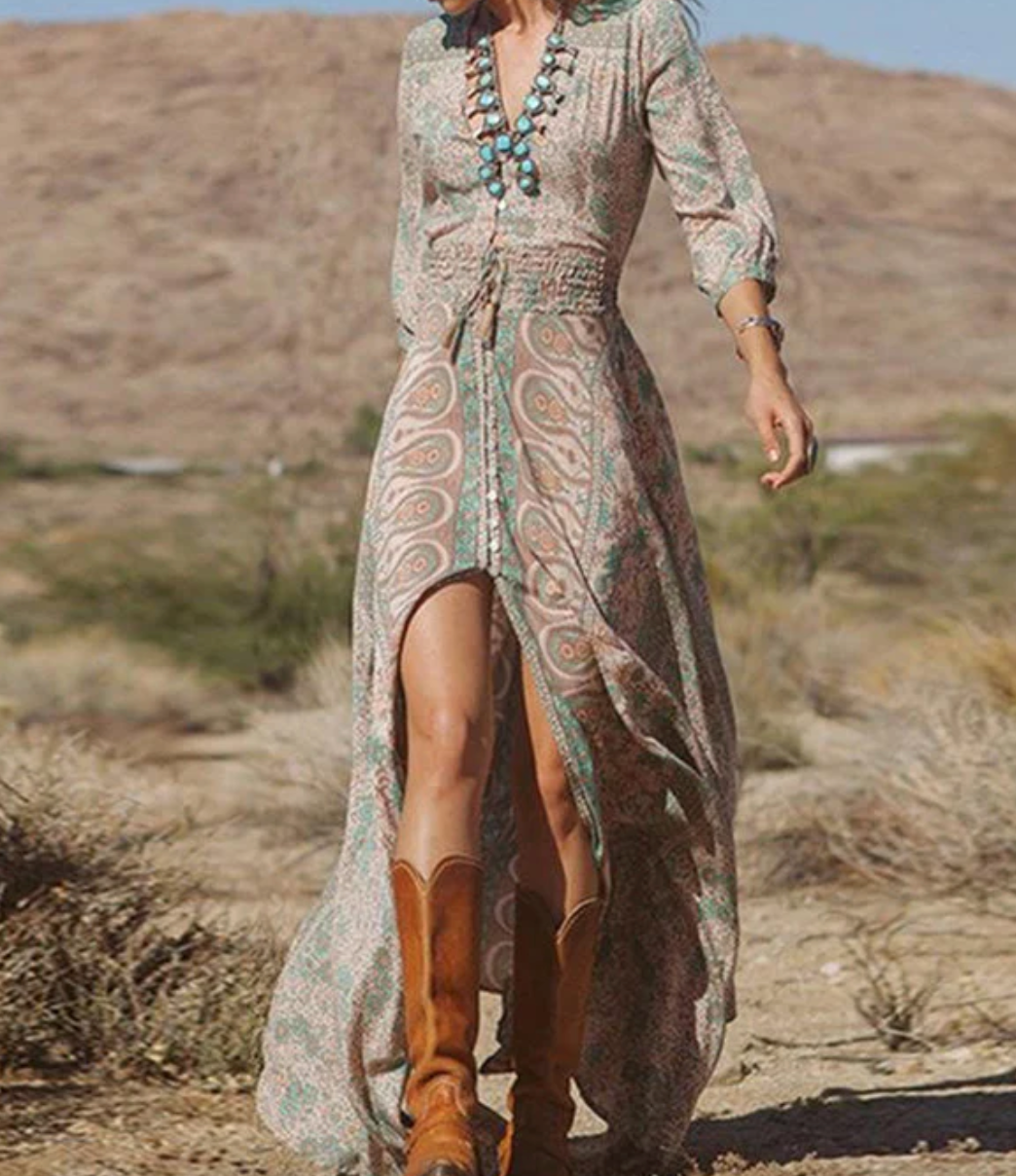 Pilar Statement Timeless Summer Maxi Dress Evening Wear Edit