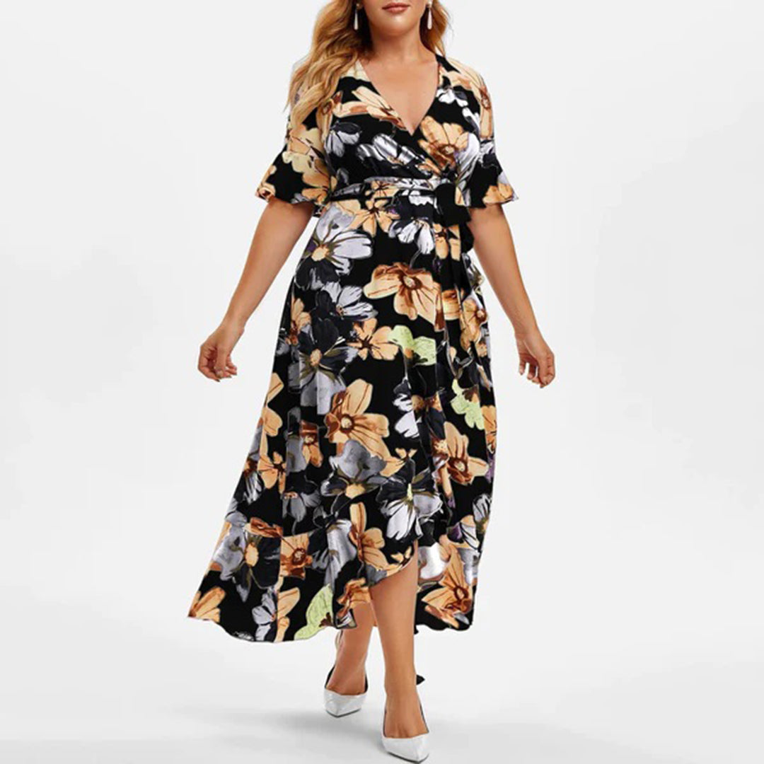 Imogen Floral Maxi Dress for Women Graceful Evening Look