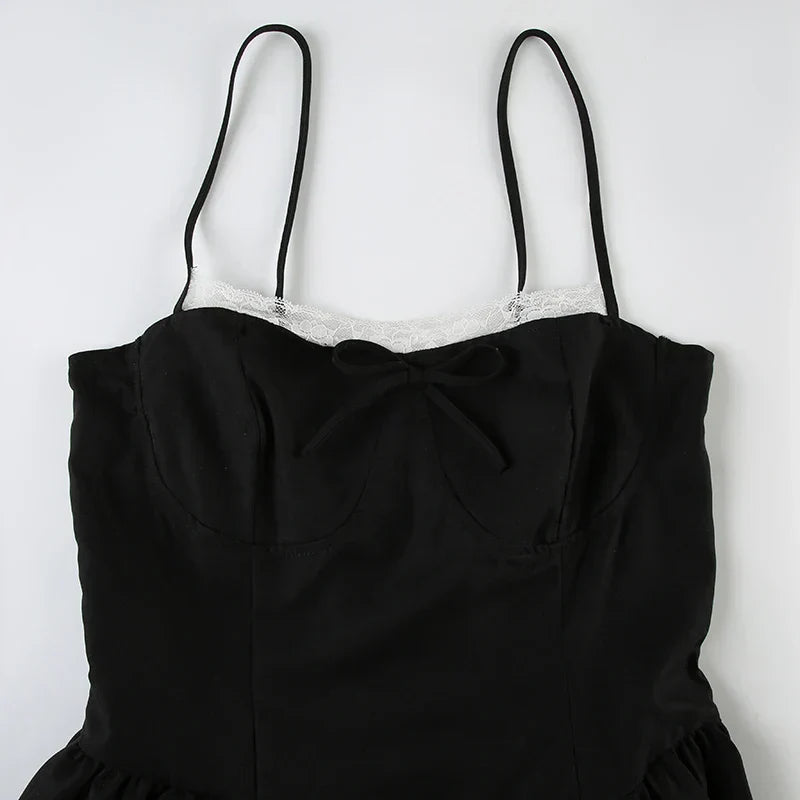 Bubble Bow Mini Dress