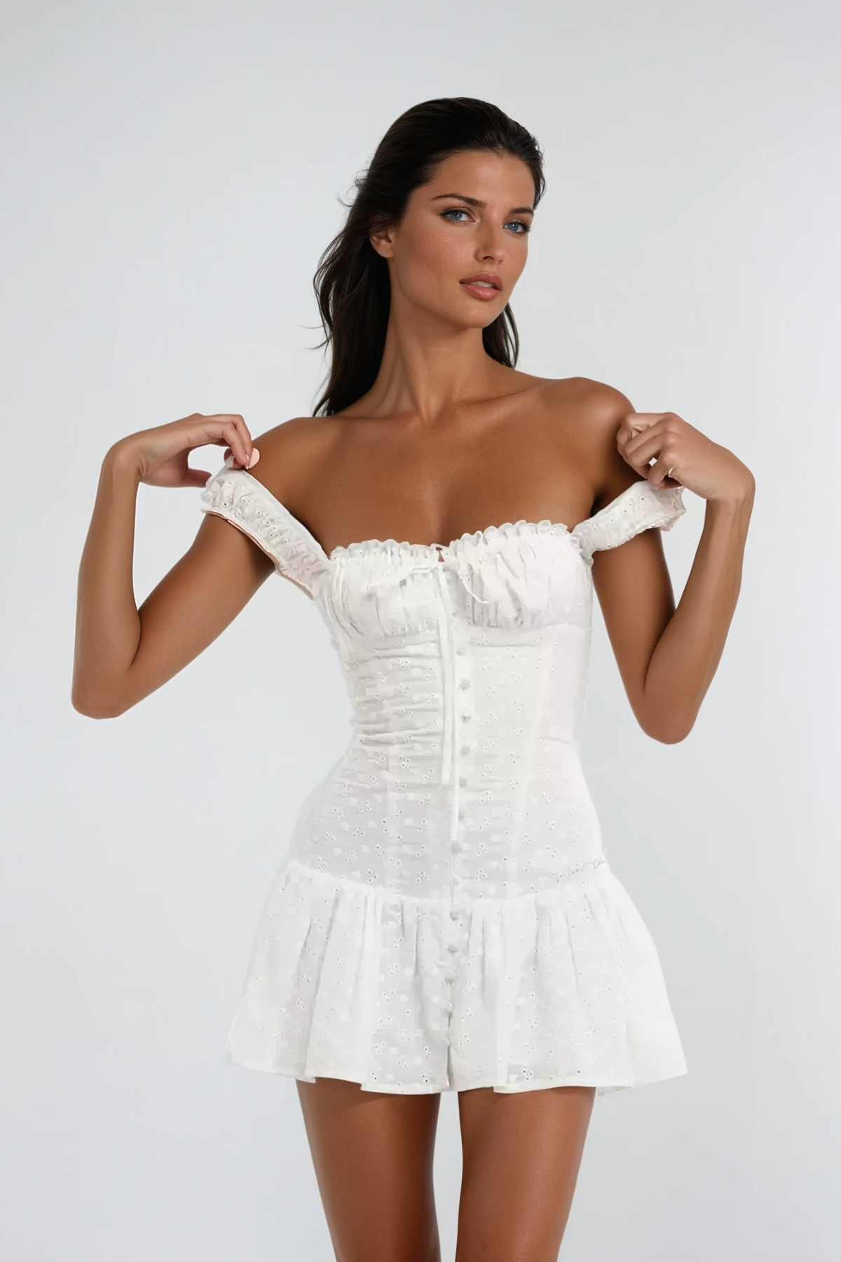 Sleeveless Chinwendu Ruffle Mini Dress
