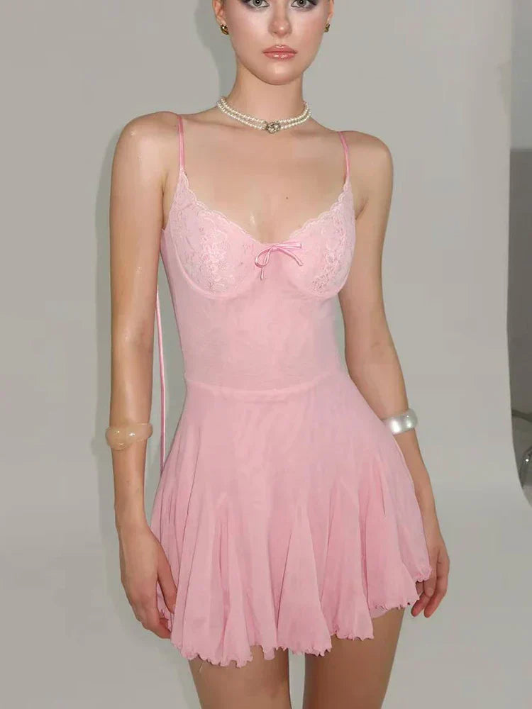 Backless Coquette Mini Dress