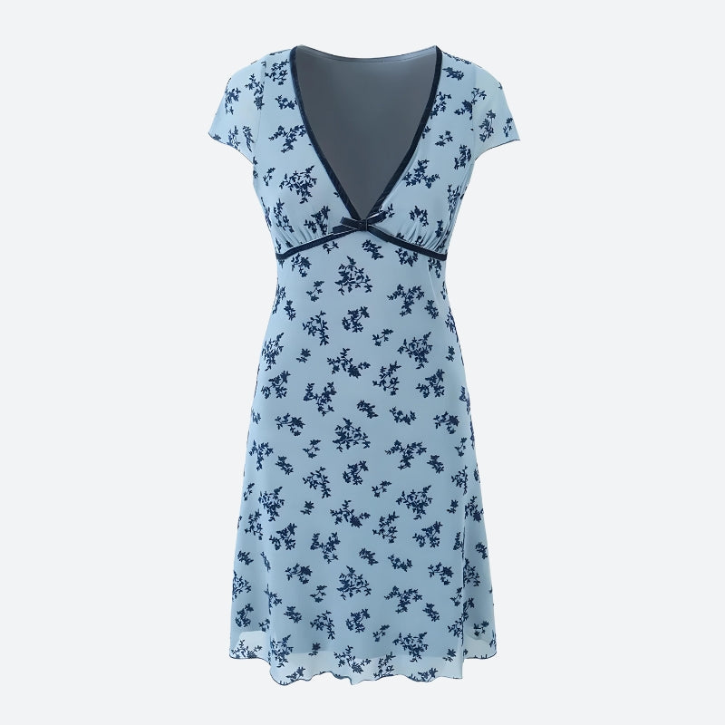 Cottagecore Flower Mini Dress