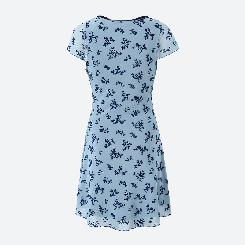 Cottagecore Flower Mini Dress