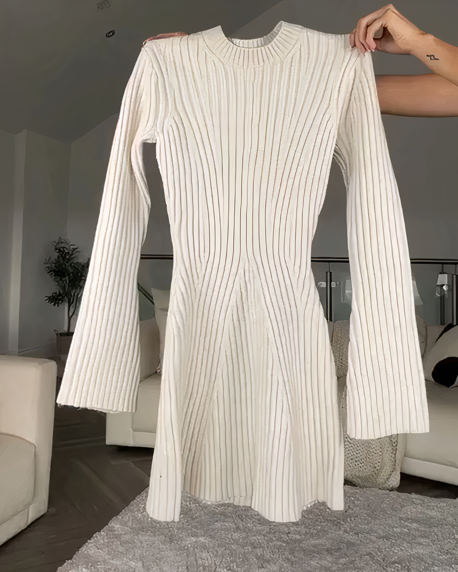 Exclusive Tatiana Knitted Mini Dress Evening Wear Edit