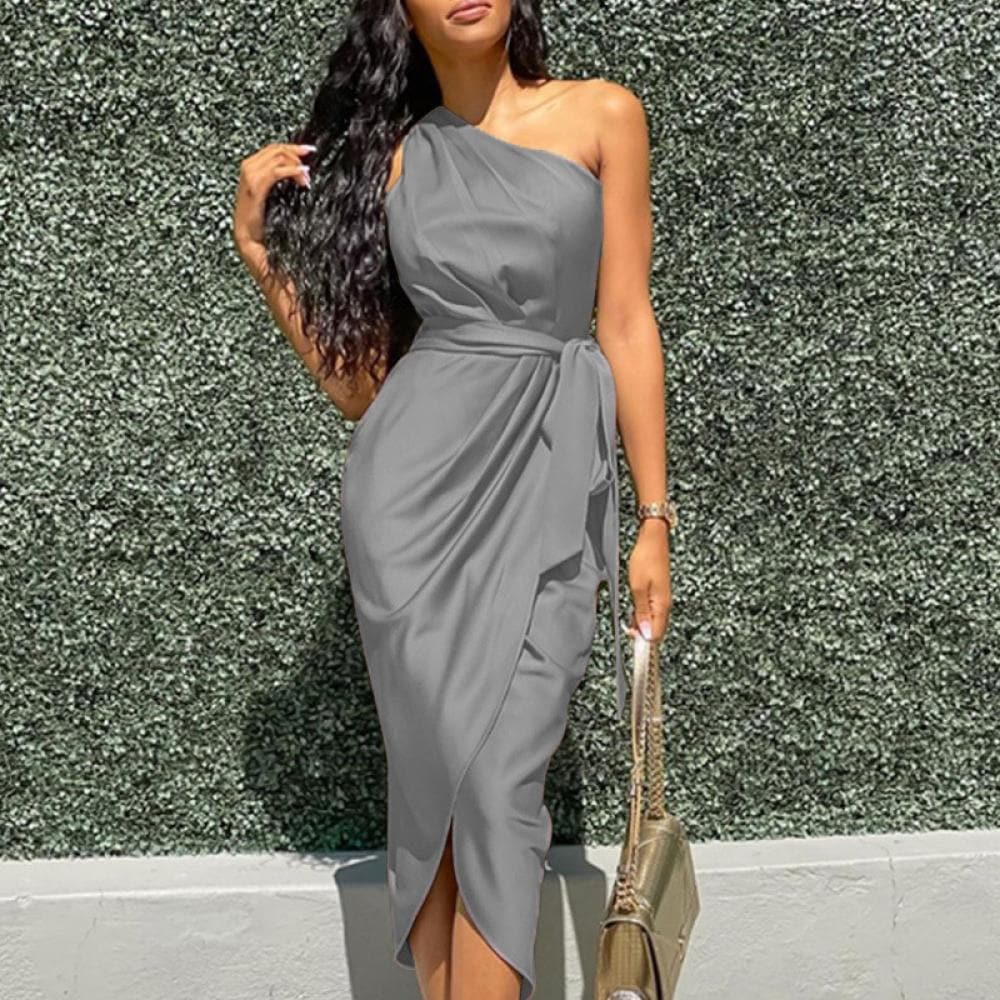 Woman Dresses Summer OnePiece Irregular Dress