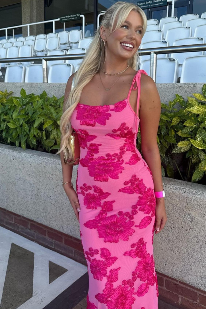 Maritza | Flower Knot Strap Dress