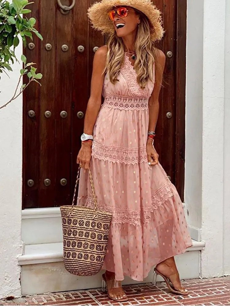 Kira Boutique Maxi Dress Summer Dresses for Women Boho Premium Edit