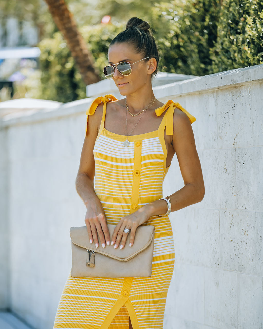 Striped Ava Knit Midi Dress FINAL