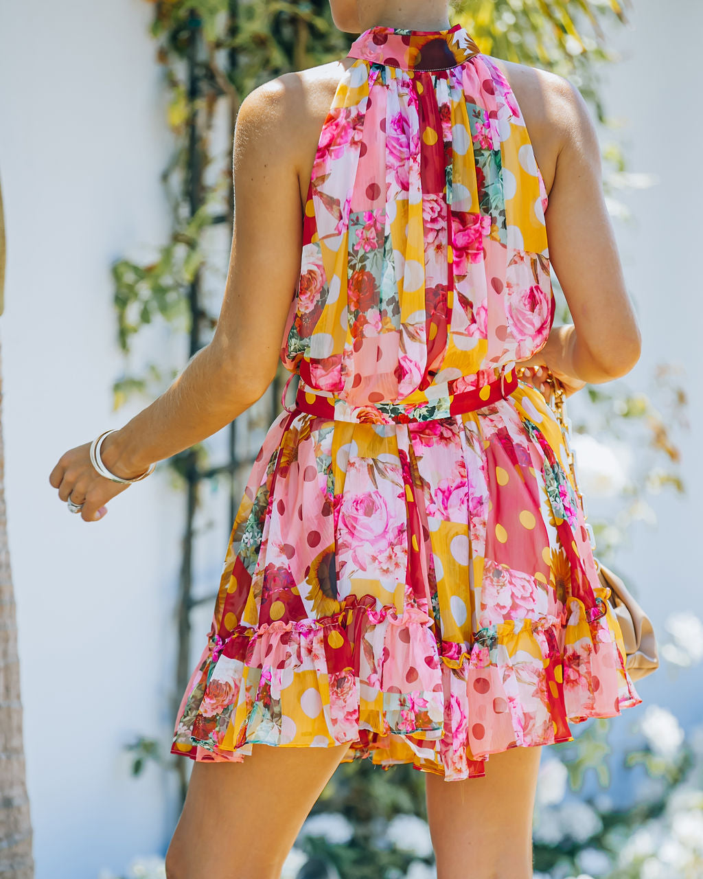 Mix Janan Print Belted Button Down Dress FINAL