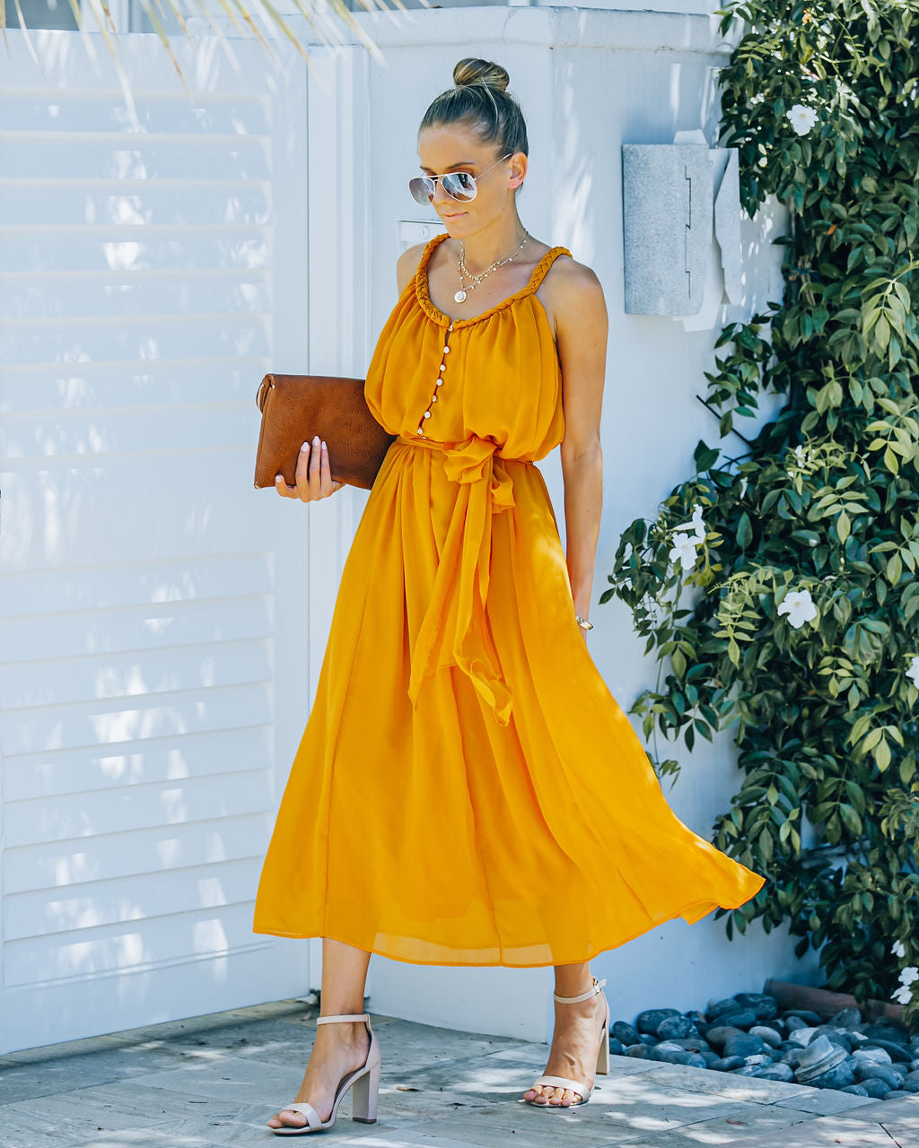 Lotus Sacred Braided Midi Dress