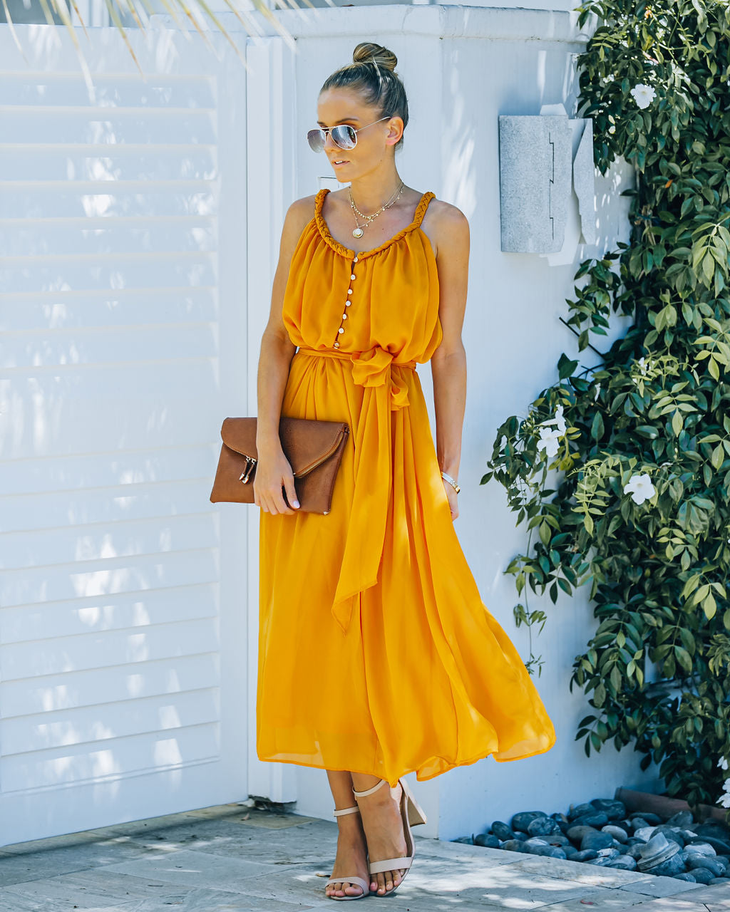 Lotus Sacred Braided Midi Dress