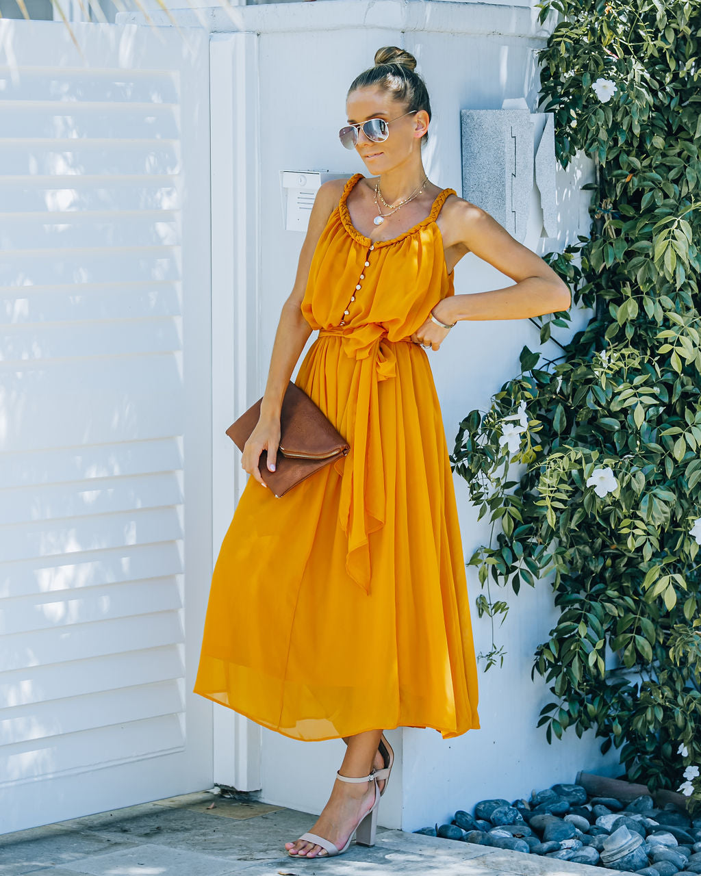 Lotus Sacred Braided Midi Dress