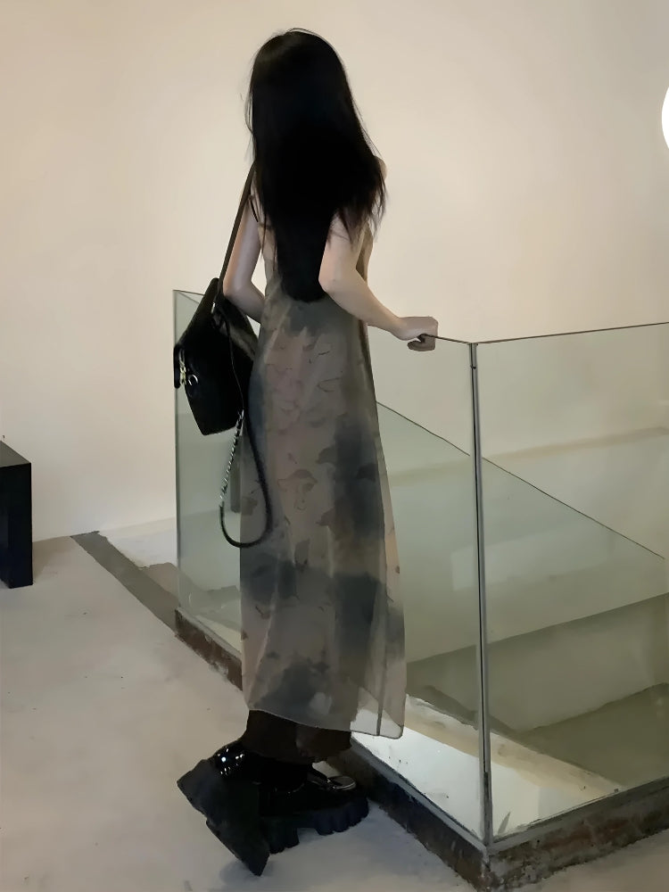 Grunge Fairy Forest Midi Dress