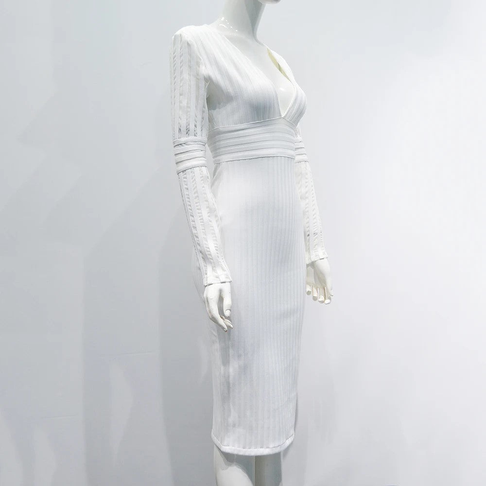Fierce Aura Figure-Flattering Evening Elegance