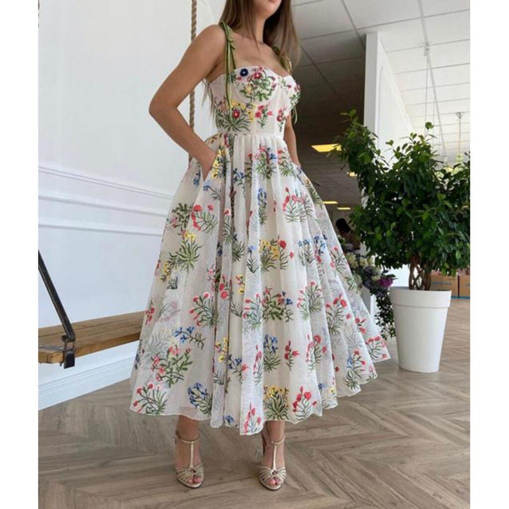 Kissnovaa - Bloom Lace A Line Prom Dresses