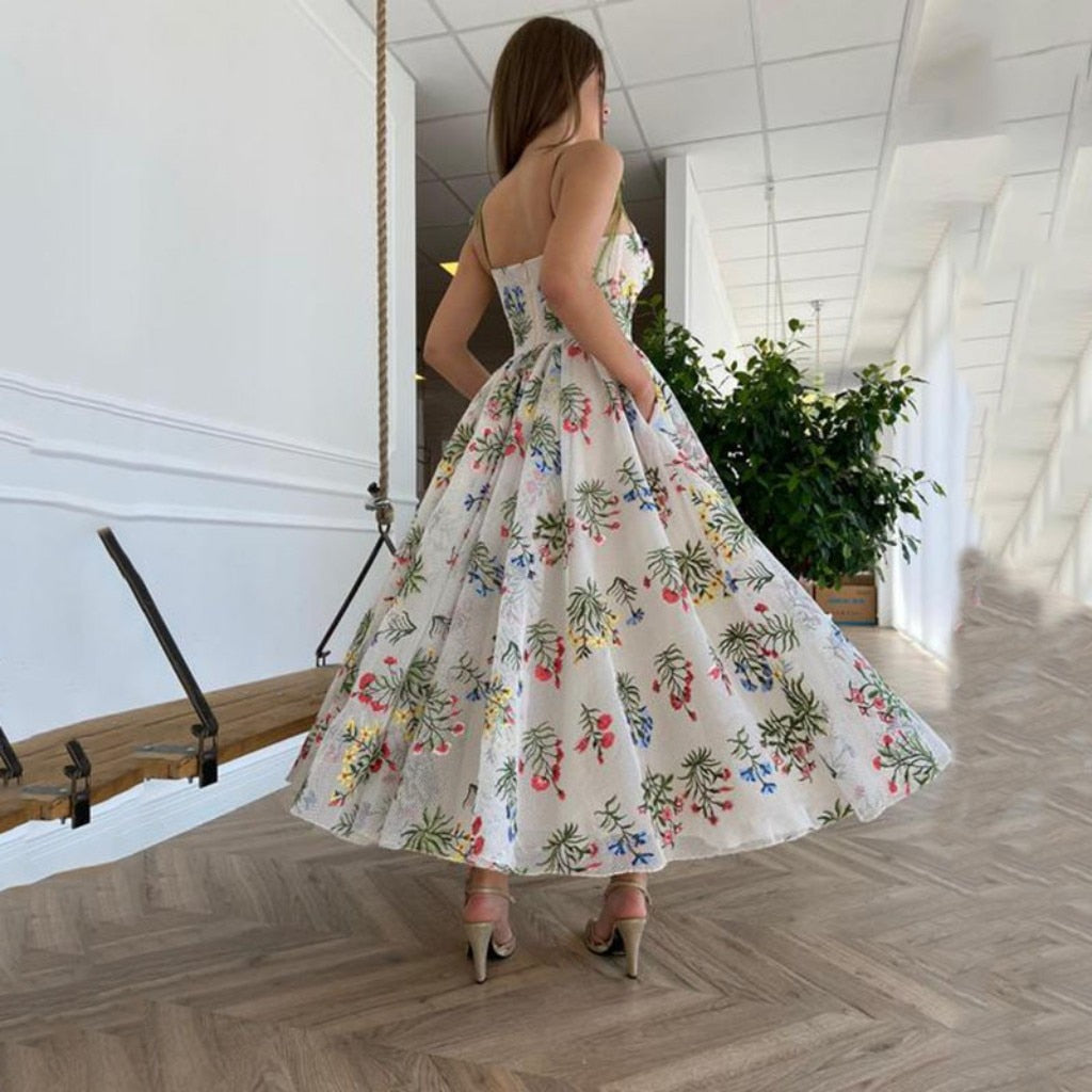 Kissnovaa - Bloom Lace A Line Prom Dresses