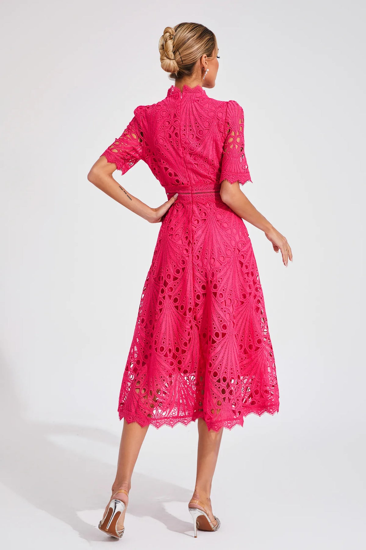 | Hallie Lace Midi Dress