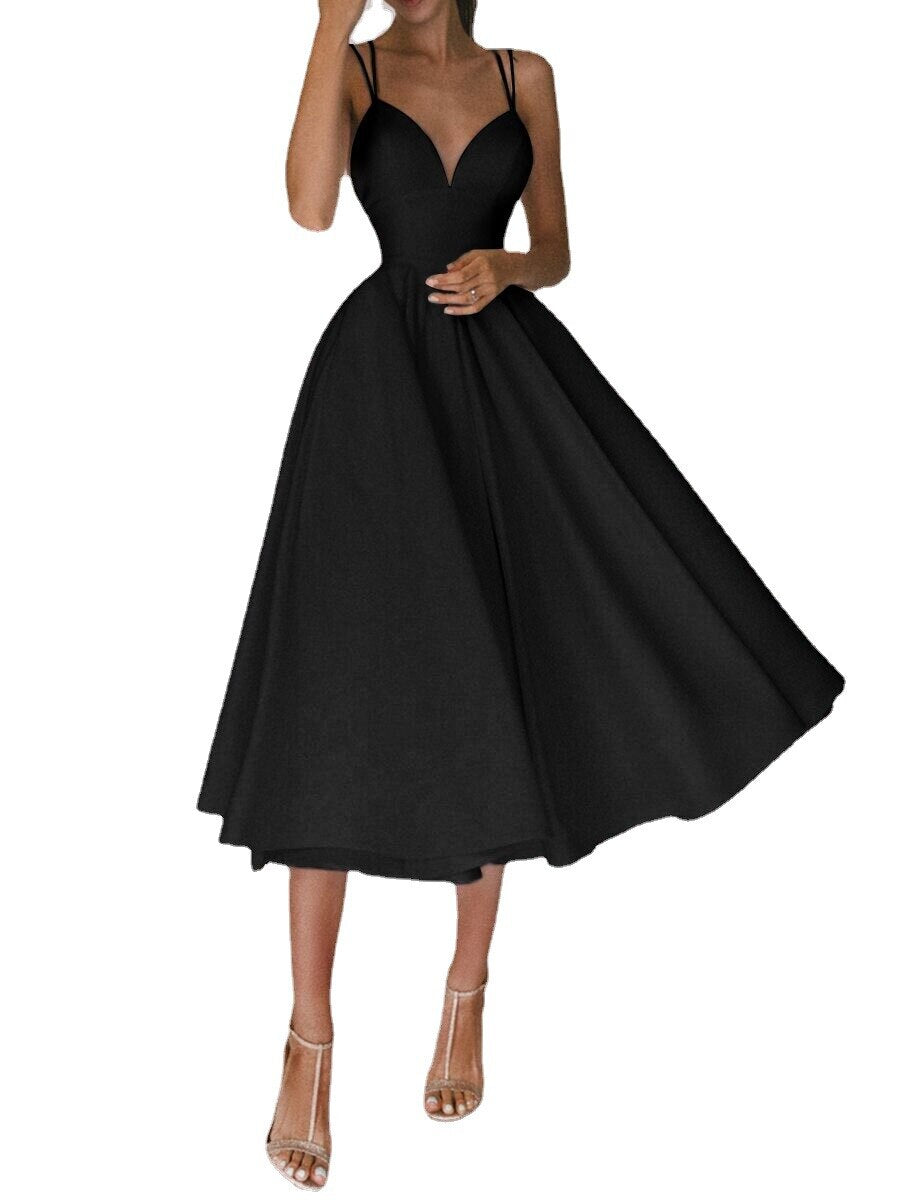 Kissnovaa - Gosfairy  Women Sexy Ball Gown Prom Sage Green Dresses