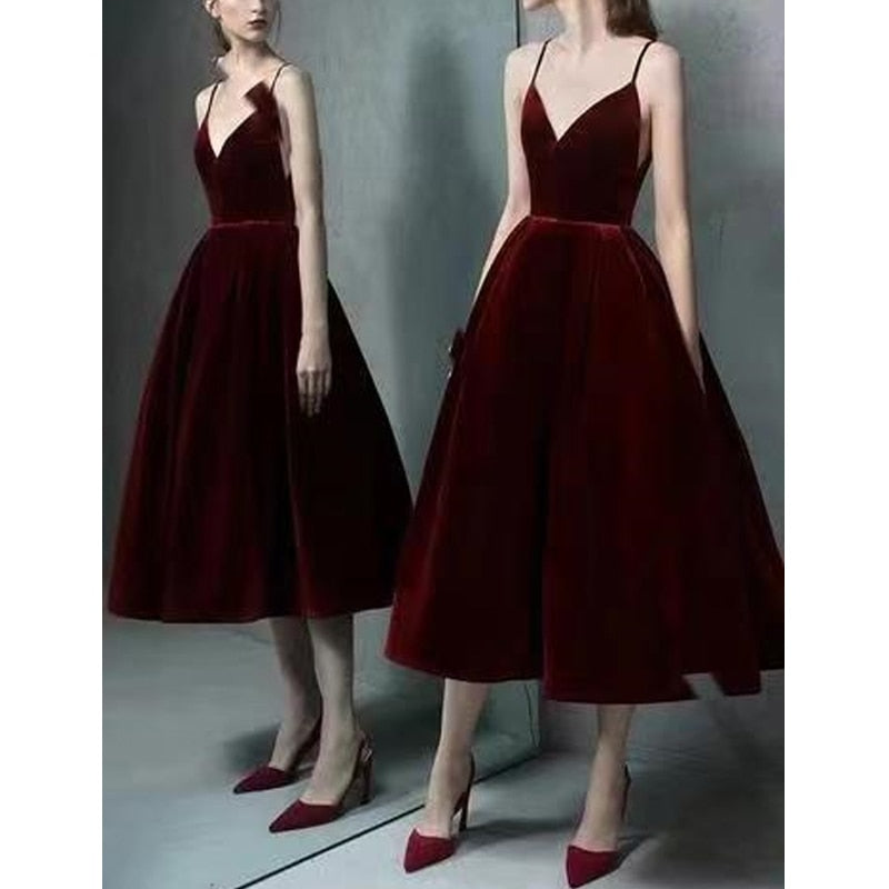 Kissnovaa - Gosfairy  Women Sexy Ball Gown Prom Sage Green Dresses