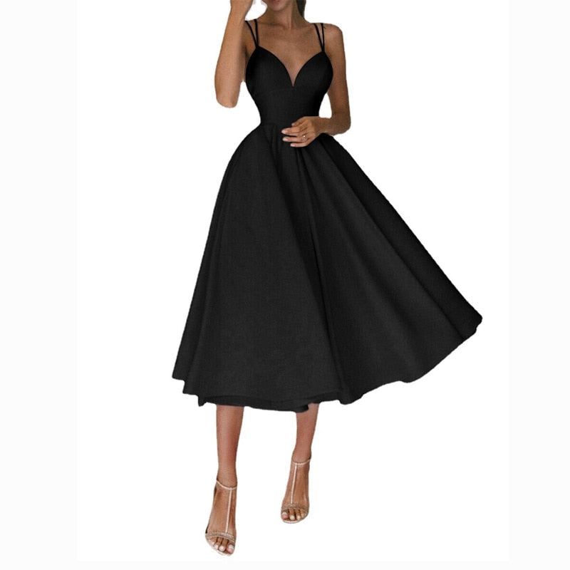 Kissnovaa - Gosfairy  Women Sexy Ball Gown Prom Sage Green Dresses