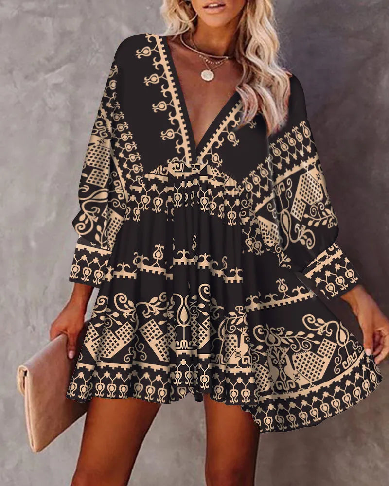 Statement Yesenia Mini Dress Chic Silhouette Collection