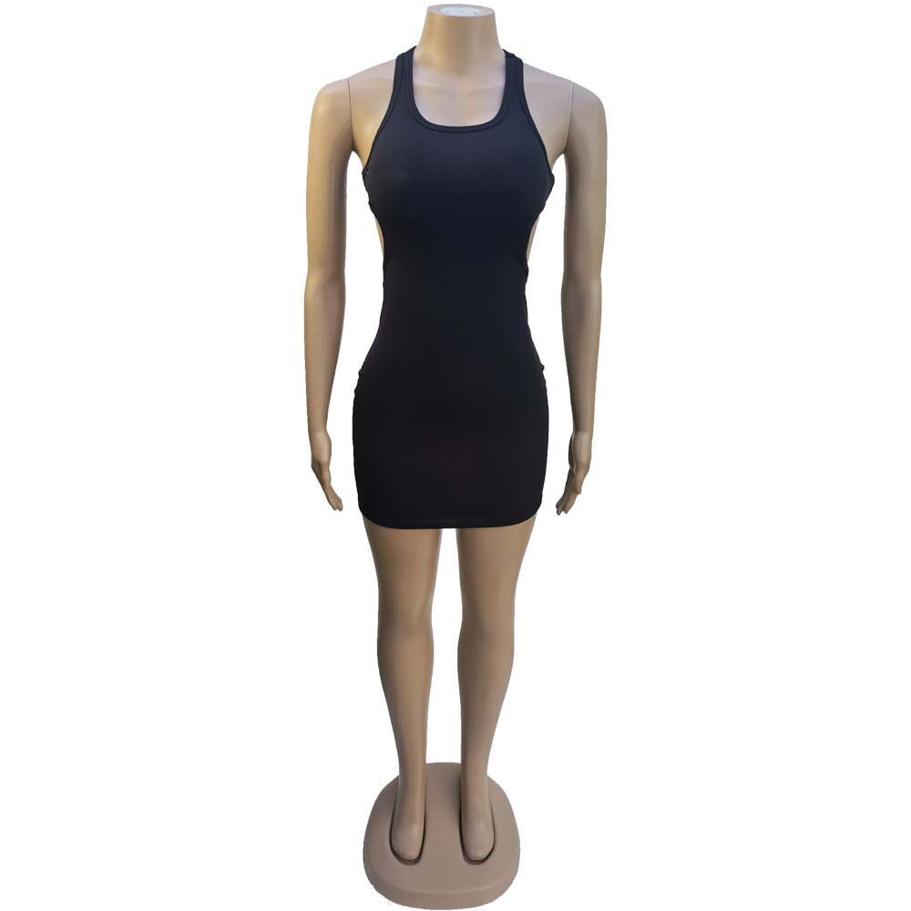 Dress Mini Summer Plain White Black T Shirt Dresses For Women