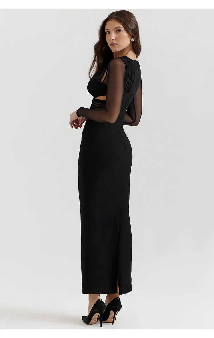 Midi Davina Dress Black
