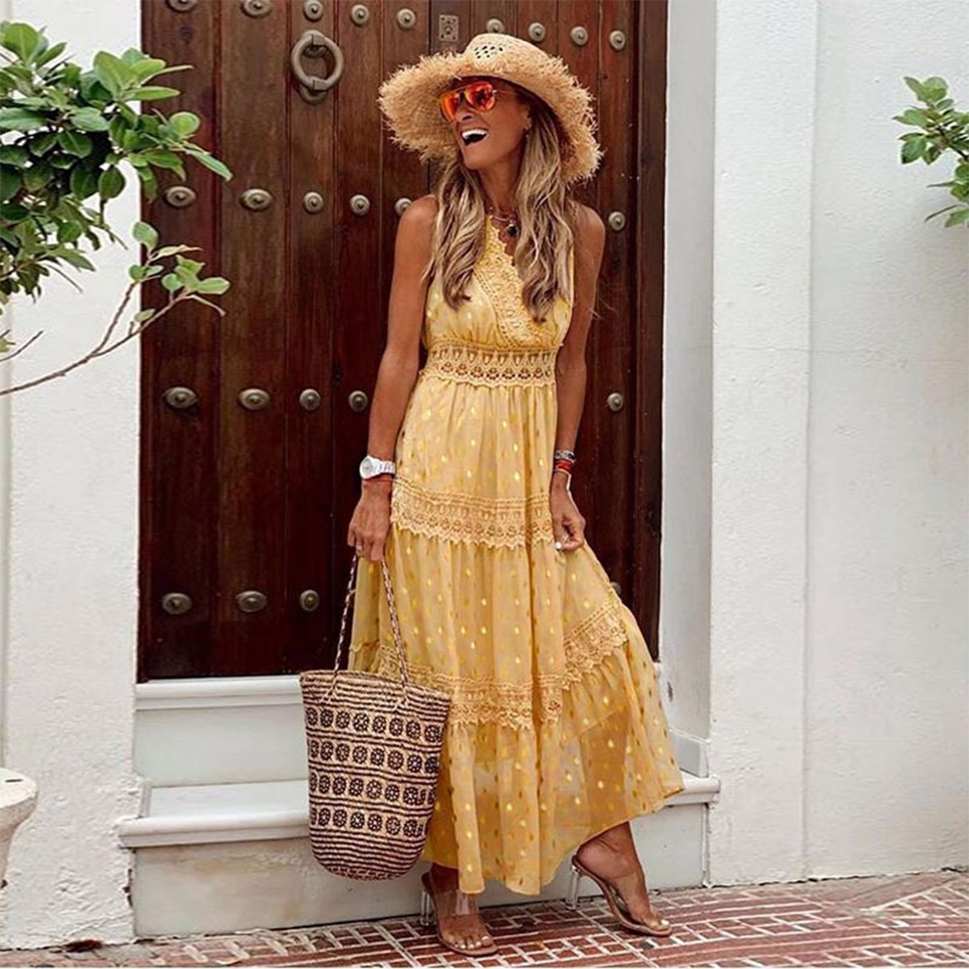 Mira Maxi Dress for Women Wedding Guest Look