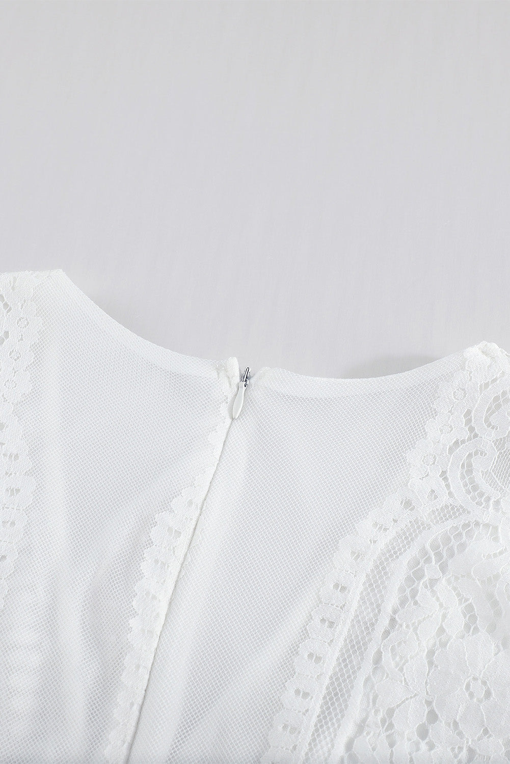 With Away The Breeze Lace Midi Dress