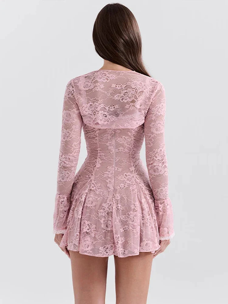 Bolero Lace Mini Dress