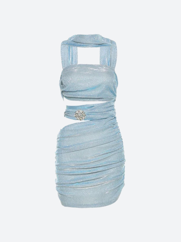Glitter Mermaidcore Mini Dress