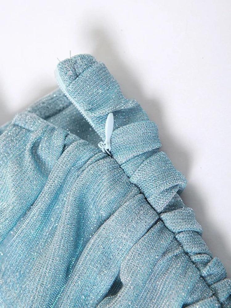 Glitter Mermaidcore Mini Dress