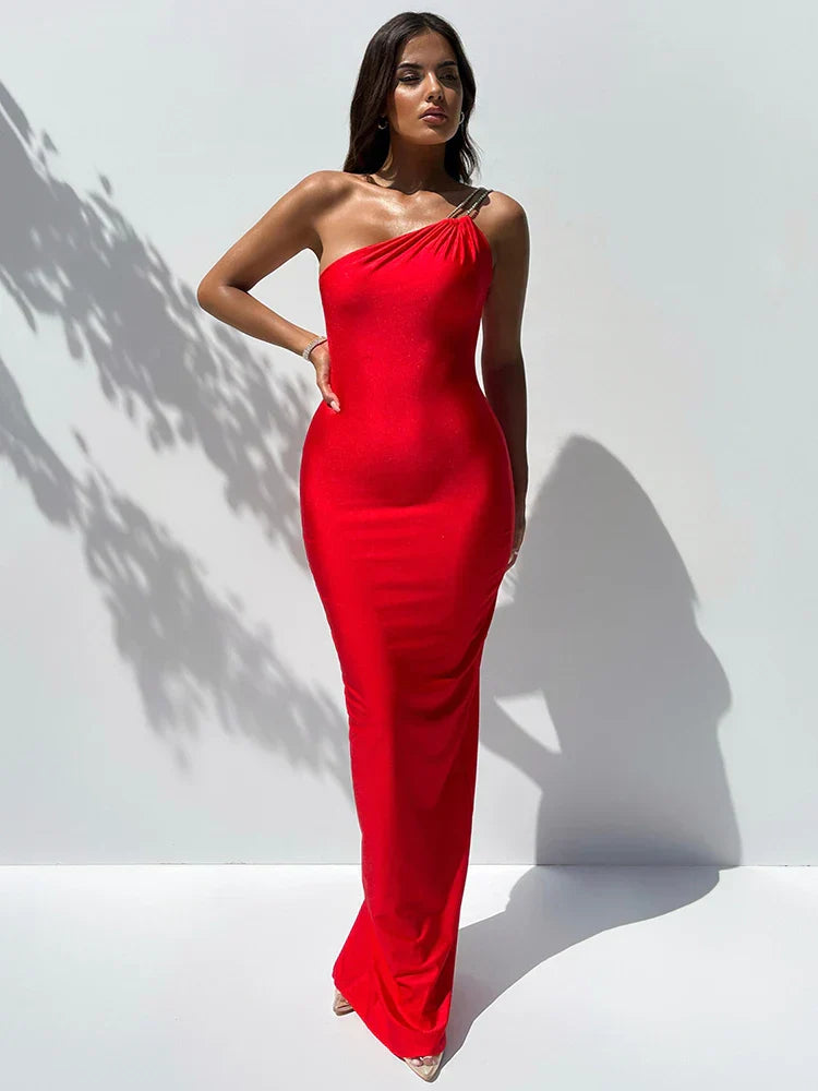 2024 Style OffShoulder Sleeveless Gown Maxi Dress