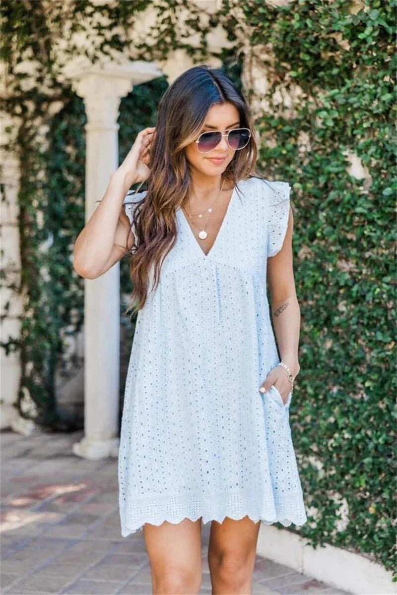 Premium Olivia Womens Sleeveless Mini Dress for Fashionable Fashion Wear