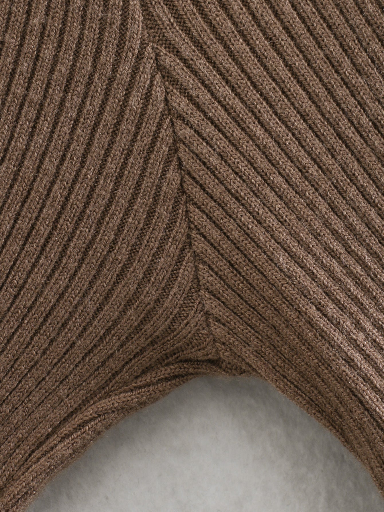 Ribbed Caleb Knit Midi Dress Caramel FINAL