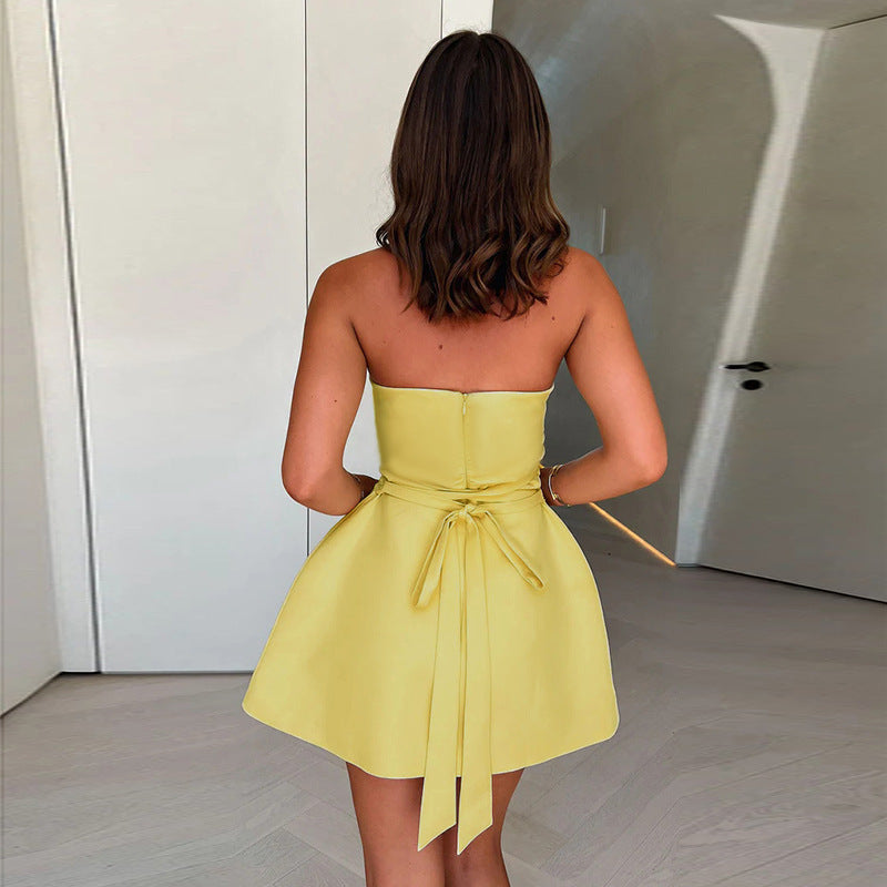 Mini Tansy Dress Yellow