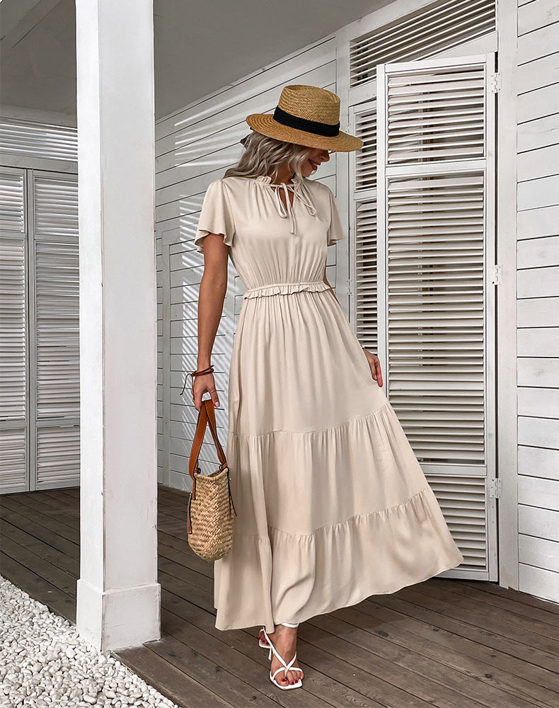 Cotton Bushwick Midi Dress Cream FINAL