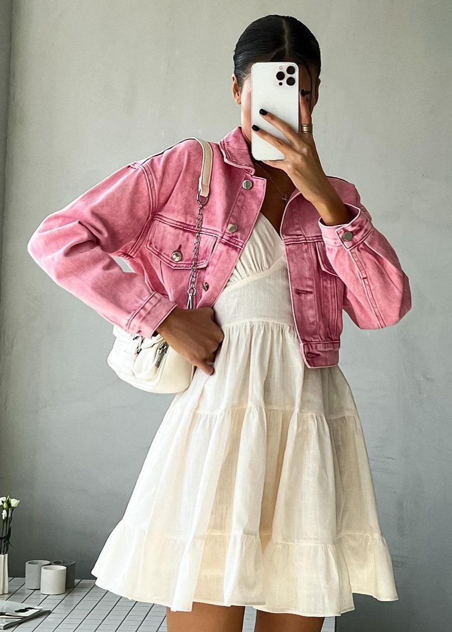 TieRed Strappy Mini Dress