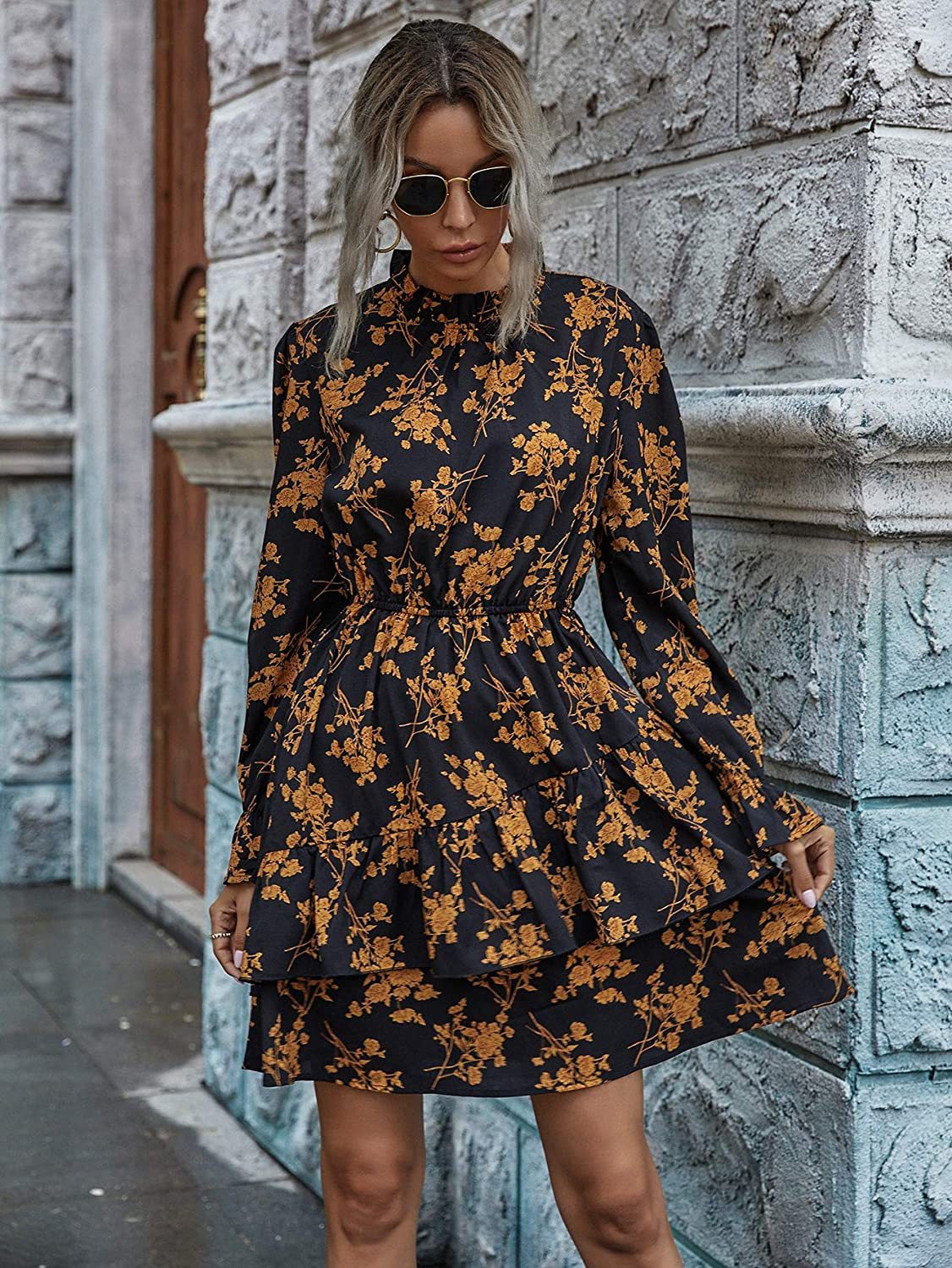 Me Confidently Adjustable Balloon Sleeve Dress FINAL