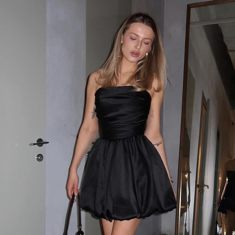Mini Cleo Dress Black