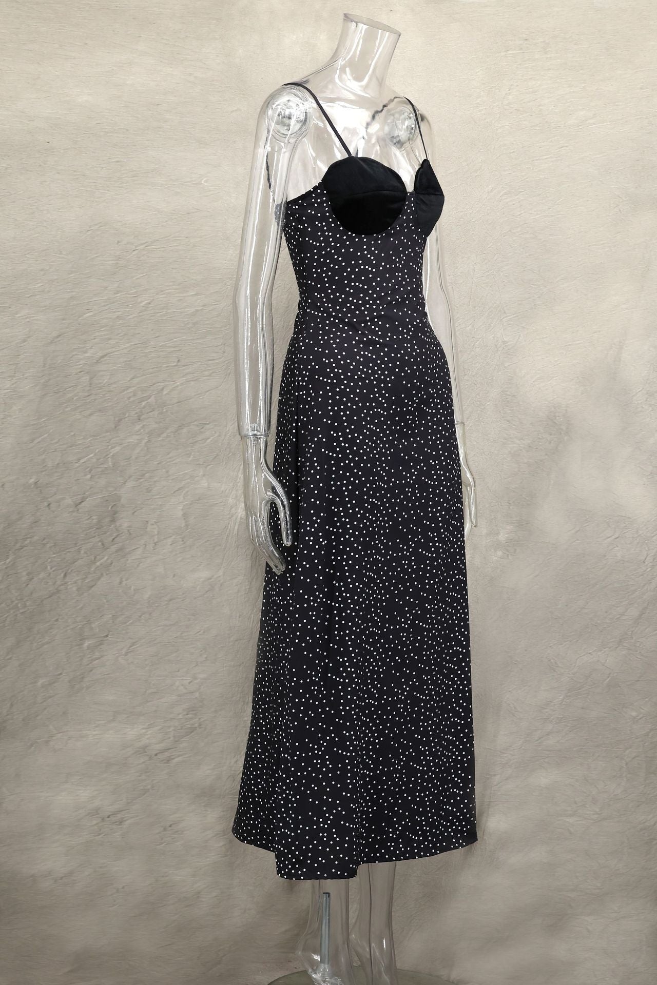 Midi Inkwave Dress Black