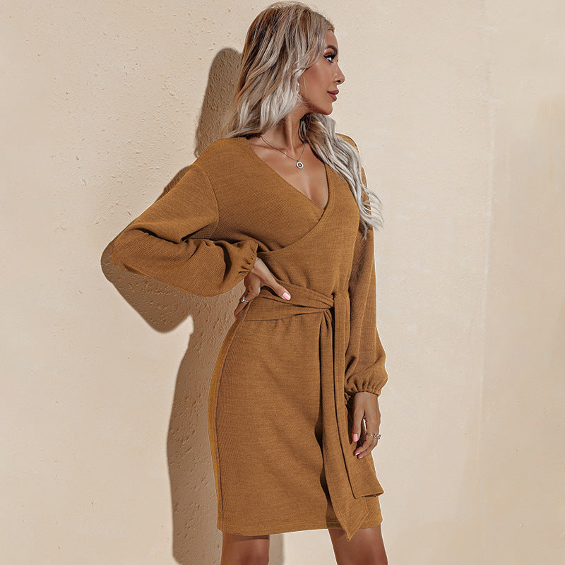 Drape Rebecca Knit Sweater Dress FINAL