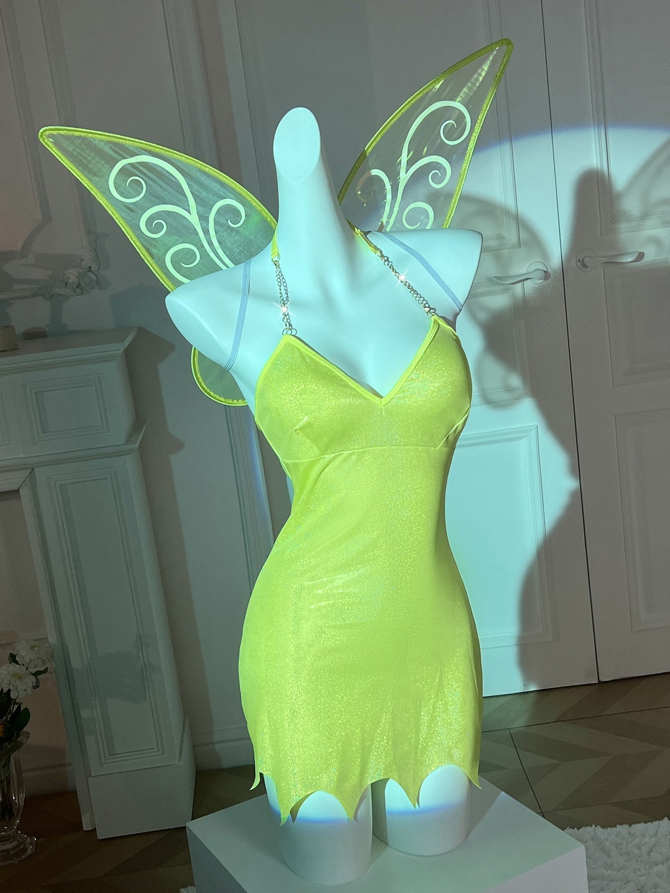Thin Underwear Waist Sling Dress Halloween Ball Performance Costume