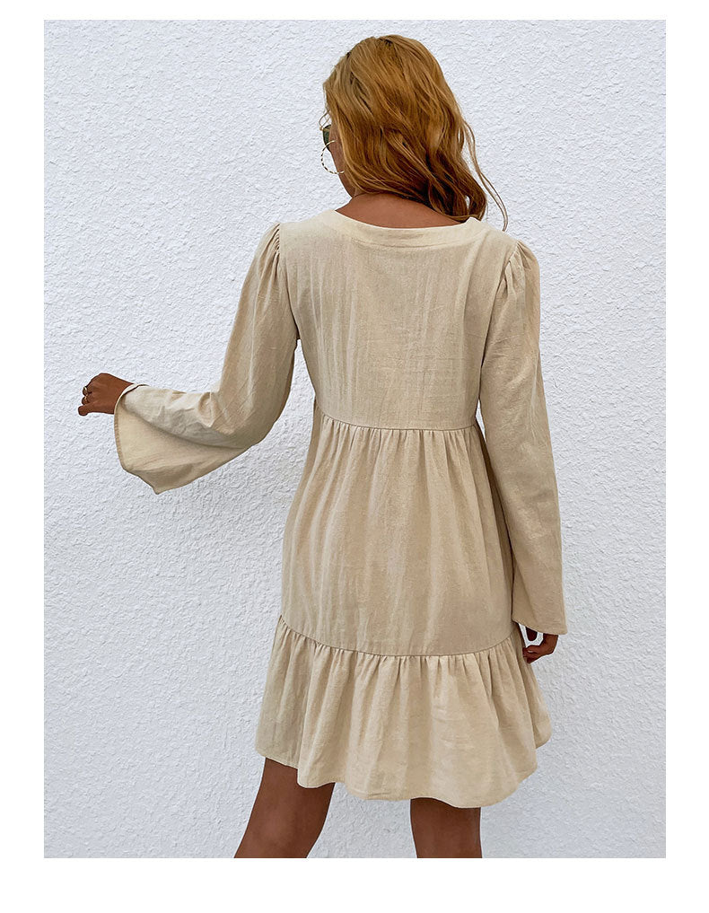 Linen Kelley Blend Shirt Dress