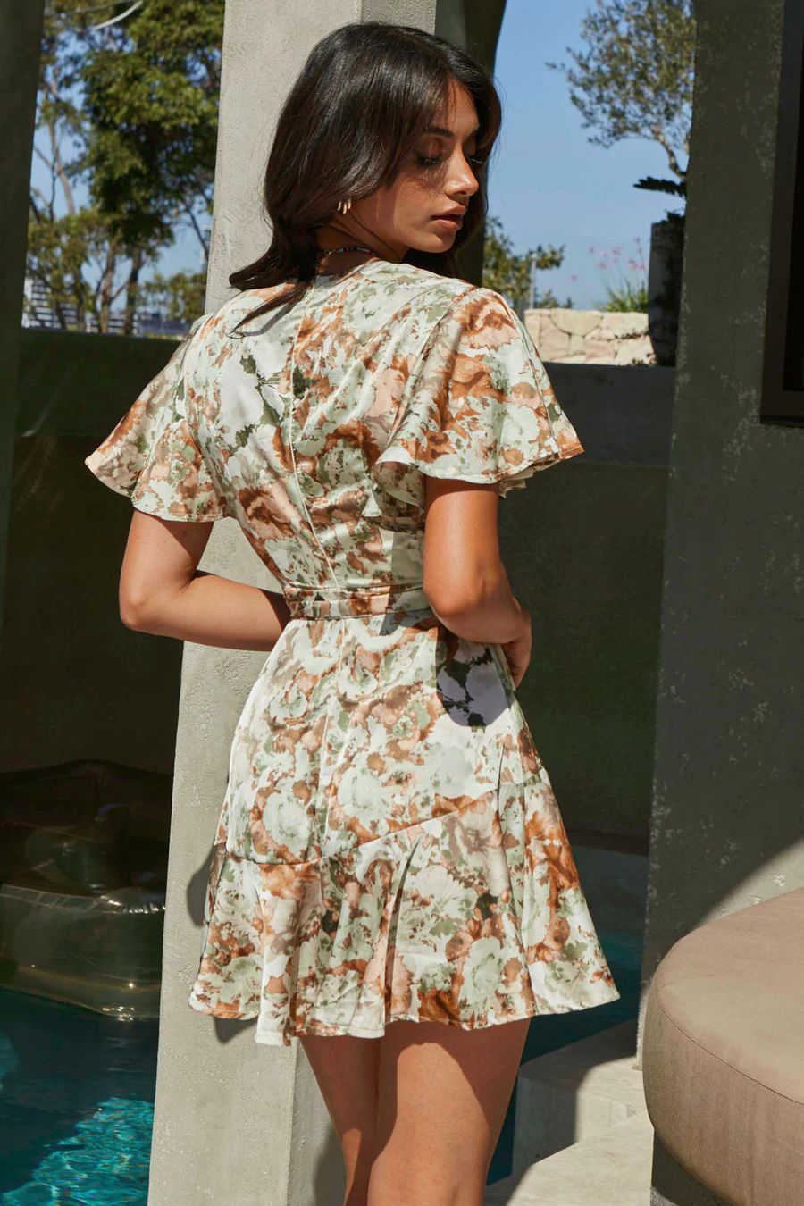 But Better Flower Satin Wrap Dress FINAL